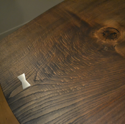 Chestnut with Dovetailed Key. Chestnut with Dovetailed Key.
